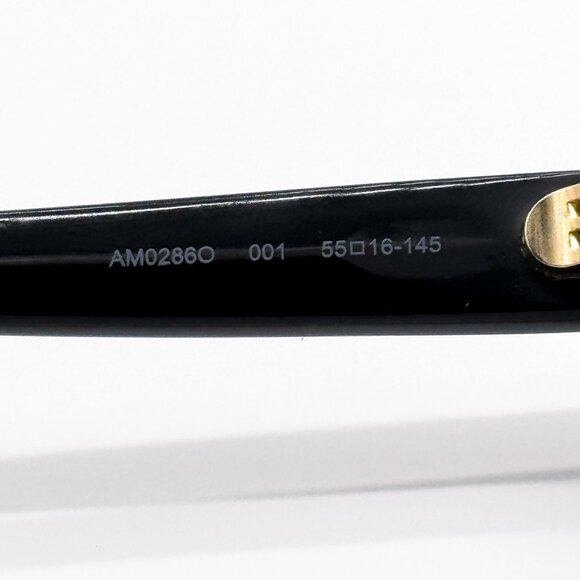 NEW ALEXANDER MCQUEEN EYEGLASSES AM0286O 001 SQUARE BLACK WOMEN EYEWEAR - Picture 7 of 9